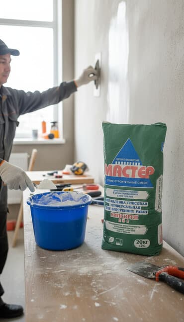 продажа гипсокартона: Шпаклевка Гипсовая, Сухая — 1