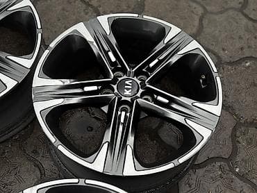 Диски: Литые Диски R 18 Kia, Комплект, отверстий - 5, Б/у — 7