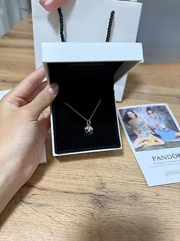 too faced: Подвеска Pandora с цепочкой - Материал: серебро 925 пробы (ярлык на — 1