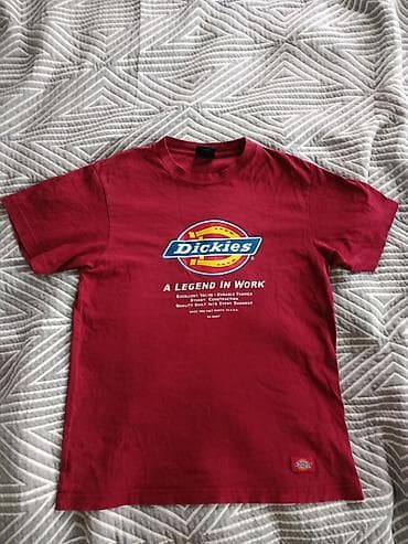 Футболки: Мужская футболка, L, Dickies Loretto, Б/у, цвет - Красный — 1