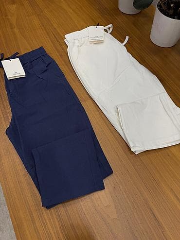 Брюки: Мужские брюки, XL, Bershka, Новый, цвет - Белый, Самовывоз, Платная доставка — 4