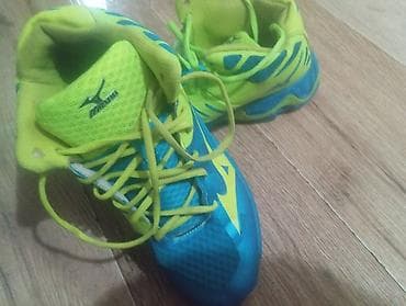 волейболные крассовки: Мужские кроссовки, 43, Mizuno, Б/у, цвет - Зеленый — 1