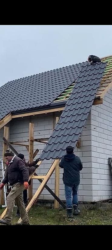 Крыша уйдун чатырын ар кандай формада жаап беребиз баасы 1 м кв 700