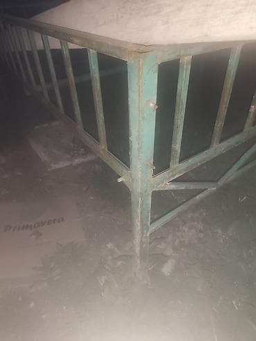 Керебеттер: Металлическая кровать/койка с решетчатым основанием - Прочная сварная — 1