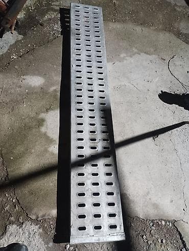 плита ребристый: Металлическая лестница Наружные, Форма лестницы: Прямая — 1