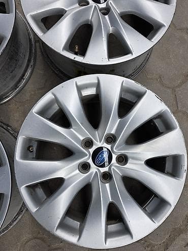 17: Литые Диски R 17 Subaru, Комплект, отверстий - 5, Б/у — 5