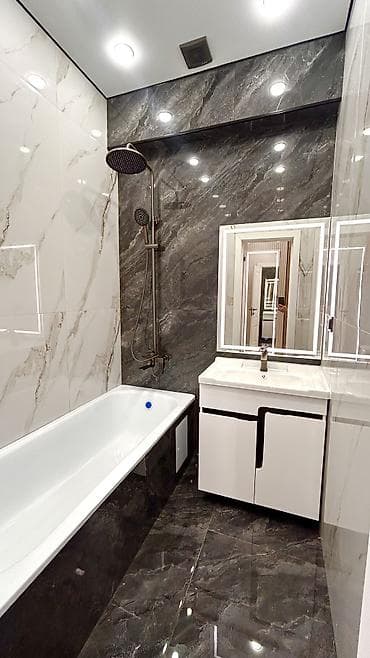 Квартиры: 2 комнаты, 51 м², Боконбаева/Уметалиева Элитка, 8 этаж, Евроремонт — 10