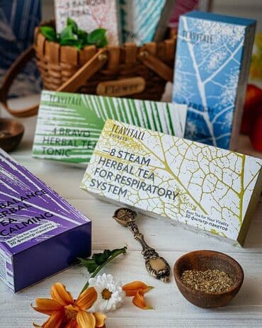 Чайный напиток дыхательный TeaVitall Express Steam. ⠀ Помогает