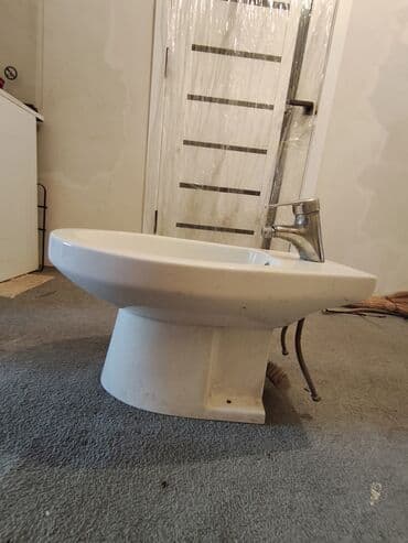 пуфик румынский: Биде Напольный, Б/у, Материал: Фарфор — 5