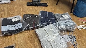 женские приталенные рубашки: Лонгслив, цвет - Черный, Все размеры — 6