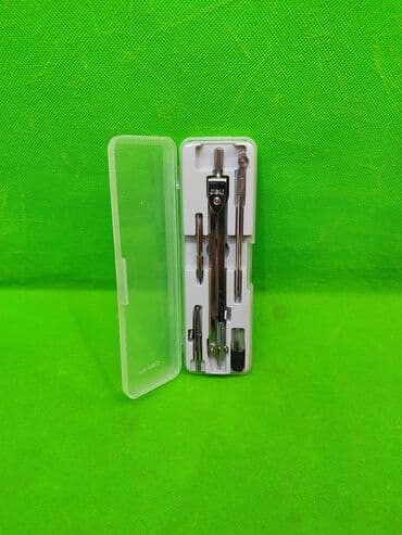 магнитная доска для рисования: Циркуль для школьников📎 Комплектация товара: циркуль, стержни — 1