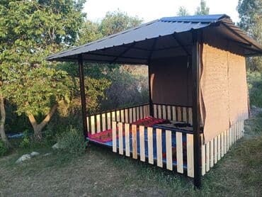 отдых в горах бишкека: Тапчан 10-12 кишилик самоор, казан, мангал, отун жана идишаяк менен — 4