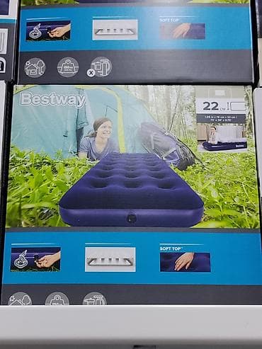 Надувные матрасы: Надувной матрас, Односпальный, Bestway, длина - 185 см — 1