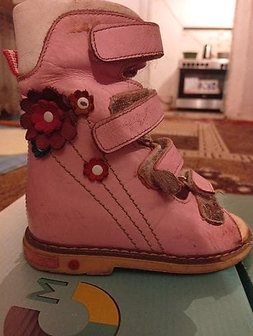 ризо: Детские ортопедические сандалии для девочки б/у - Цвет: розовый — 2