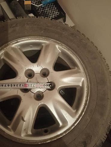 volk rays: Колеса в сборе 205 / 70 / R 15, Зимняя шипованная, Б/у, Комплект, Литые, отверстий - 5 — 1