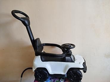 Детская машинка-каталка с родительской ручкой - Тип: каталка/толокар