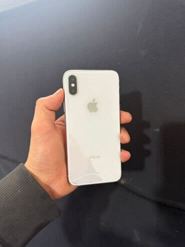 IPhone X, Серебристый, 100 %
