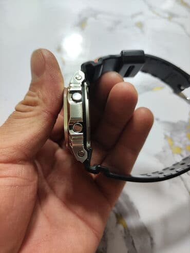 часы наручные электронные: Классические часы часы, Casio, Карбон, Япония, Таймер, Оригинал, Водонепроницаемые, Мужские, Б/у — 8