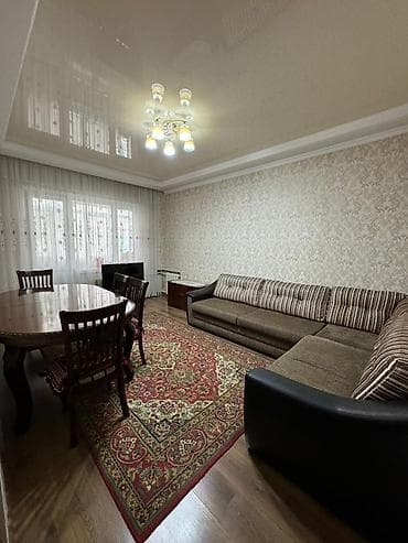 гостиница 5 мкр бишкек: 5 и более комнат, 90 м², 106 серия, Косметический ремонт — 1