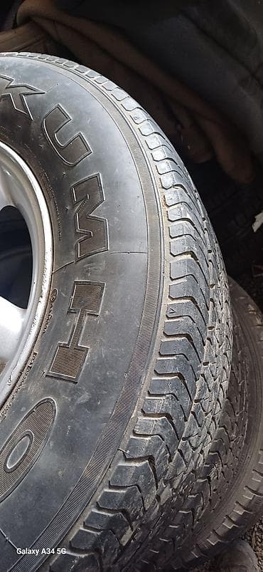 багажник на портер: Шины 255 / 65 / R 16, Лето, Б/у, Комплект, Внедорожные (АТ/МТ), Корея, Kumho — 3