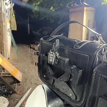 кофра: Пара мото-сумок с быстросъёмным креплением и замком - Материал — 3