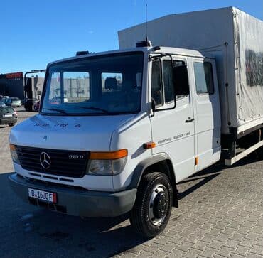 кузов тентовый: Легкий грузовик, Mercedes-Benz, Дубль, Б/у — 9