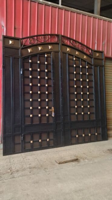 ворота для дачи: Ворота распашные, откатные, есть в наличии и на заказ, металл из — 1