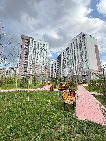 Квартиры: 3 комнаты, 93 м², Элитка, Асанбай мкр Элитка, 9 этаж, Евроремонт — 2
