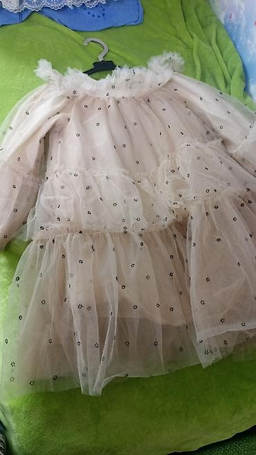 Детское платье, цвет - Бежевый