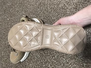 чешка носки: Кроссовки, 38, Chanel, Новый, цвет - Бежевый — 3