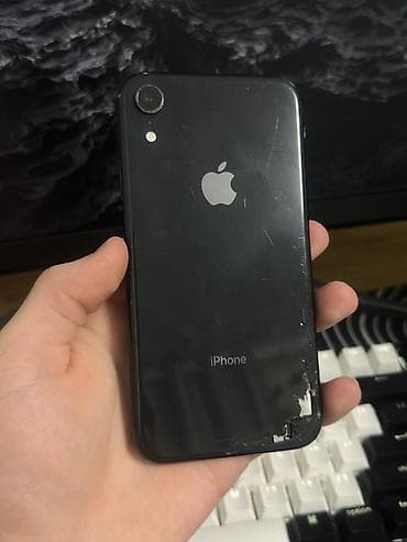 аифон бу: IPhone Xr, Б/у, 64 ГБ, Черный, Чехол, 77 % — 1