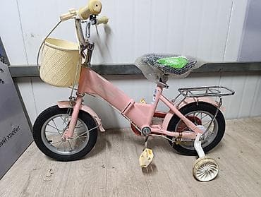 Детский велосипед, 4-колесный, 3 - 4 года, Для девочки, Новый