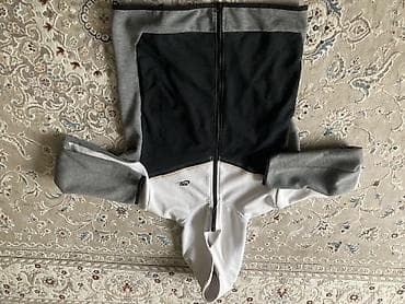 найк толстовка: Толстовка с капюшоном Nike на молнии. - Цвет: комбинированный — — 2