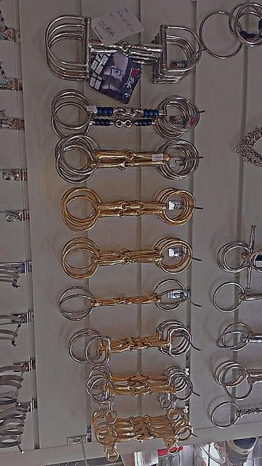 Үй жаныбарлары: Трензель для лошади (двухсоставной, кольца-«оливки») - Тип: трензель — 6