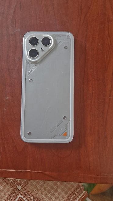 xiaomi t: Tecno Pova, Б/у, 256 ГБ, цвет - Серый, 1 SIM — 2