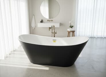 Ванна, Овальная, Материал: Акрил, Размер: 170 x 75 см