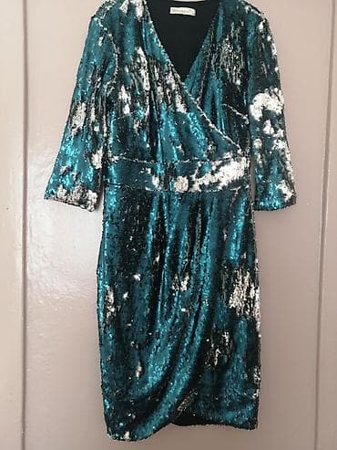 оптовая: Вечернее платье, Коктейльное, Короткая модель, С рукавами, Стразы, M — 8