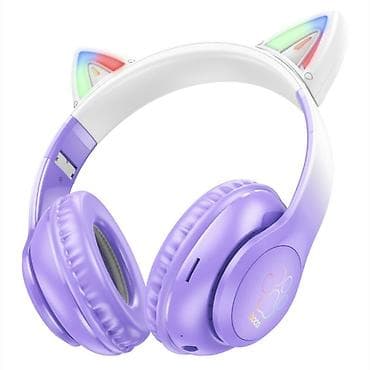 Аудиотехника: HOCO W42 Cat Ear BT гарнитура - Форм‑фактор: накладные — 3
