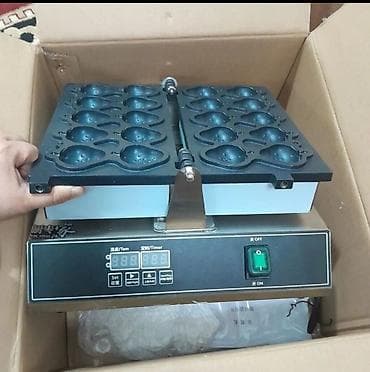 Электрическая профессиональная вафельница/пекарская форма для выпечки