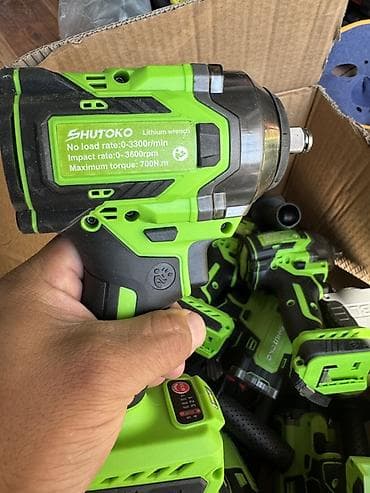 Инструменты: Аккумуляторный ударный гайковерт SHUTOKO (Brushless) Тушка Гайкаверт — 2