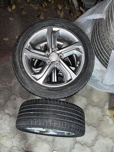 r16 4: Колеса в сборе 215 / 55 / R 17, Лето, Б/у, Комплект, Легковые, Литые, отверстий - 5 — 2