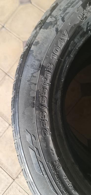 Транспорт: Шиналар 235 / 55 / R 18, Жай, Колдонулган, Жуп, Жол тандабастар (АТ/МТ), Корея, Kumho — 2
