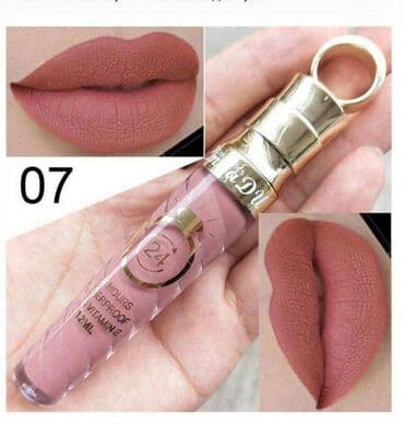 касметика для девочек: Матовая губная помада CmaaDu стойкая жидкая помада, 7 тон, бархатный — 1