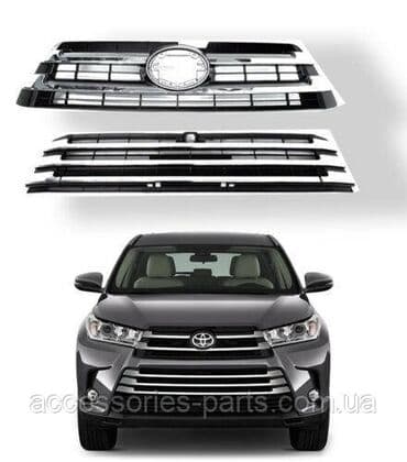 средний кузов двух скат: КУЗОВНЫЕ ДЕТАЛИ : HIGHLANDER 2014-19 год. Капот, крыло, бампер — 1