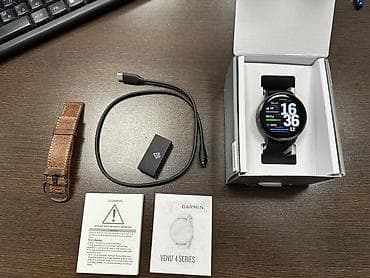 часы феникс 8: Garmin Venu 4, 45 мм С дополнительным кожаным ремешком В идеальном — 6