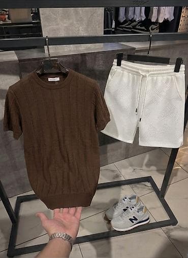 рубашка черный: Мужской комплект для повседневного образа: 1) Батник-футболка XL - — 1