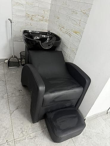 Парикмахерская мойка с креслом - Комплект: стационарная мойка с