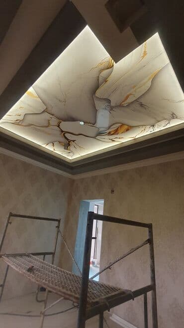 Дизайн, проектирование: Натяжной потолок Глянцевое, Матовое, 3D потолки Гарантия, Бесплатная консультация, Бесплатный замер — 25