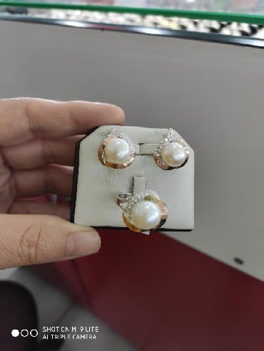 набор пандора: Жемчуг. Серебро под золото 925пробы. Смотрится очень Богота. Размеры — 2
