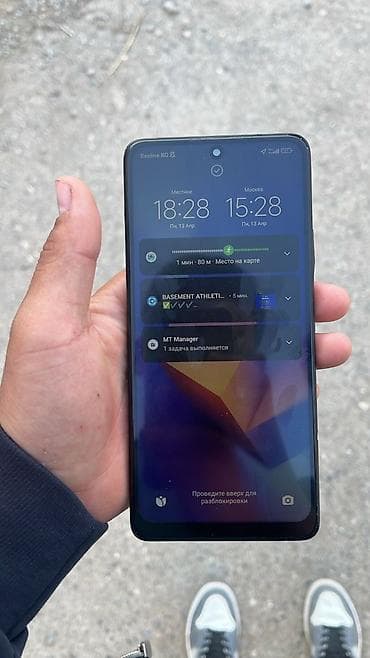 game sir: Redmi, Redmi Note 10 Pro, Б/у, 128 ГБ, цвет - Серый, 2 SIM — 2